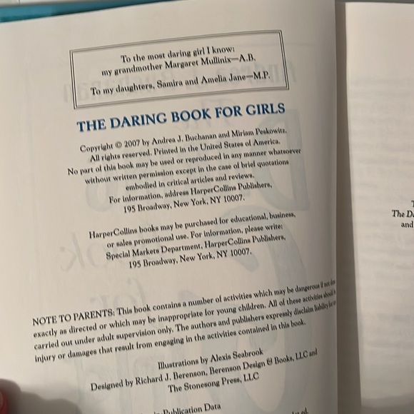 The Daring Book for Girls - Picture 3 of 3